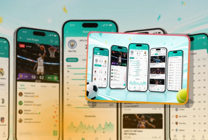 官方移动入口 · 赛事信息App · 临场看赛少走弯路界面展示
